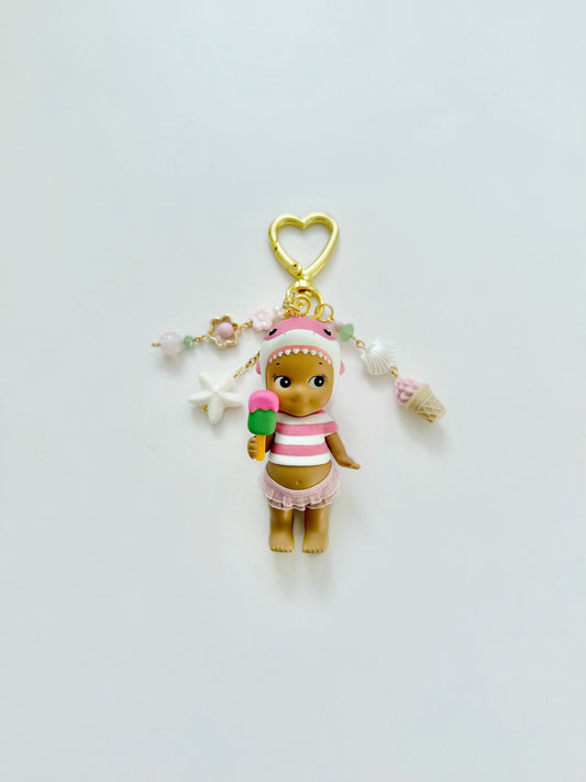 Custom Pink Summer Vacation Shark